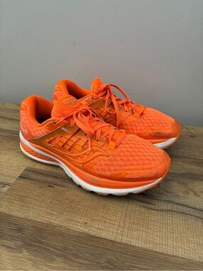Saucony Triumph ISO 2 Athletic Running Shoes Vibrant Orange Women’s
